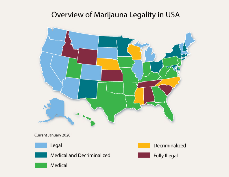 Cannabis Legal Map